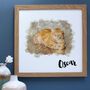 Personalised Watercolour Cat Portrait Framed Print, thumbnail 3 of 5