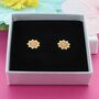 Happy Sun Stud Earrings, thumbnail 1 of 2