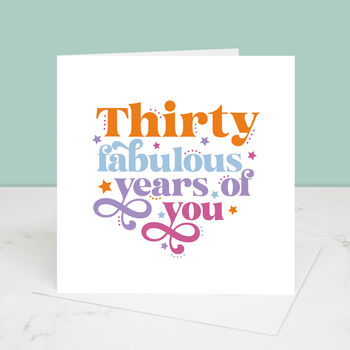 21 Years Of Fabulous You 21st Birthday Card, 3 of 7