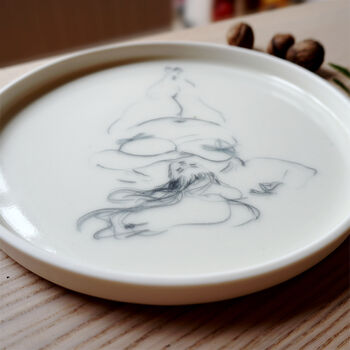 Illustrated Porcelain Plates, 2 of 3