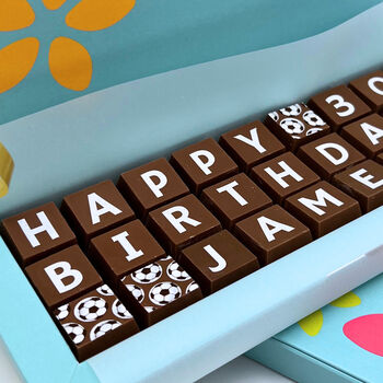 Personalised 30th Birthday Chocolate Box, 5 of 11