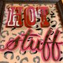 Reverse Glass Gilded And Painted Hot Stuff Sign, thumbnail 6 of 11