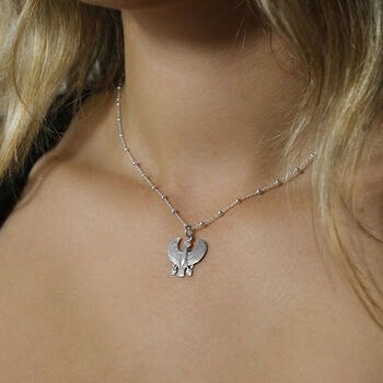 Sterling Silver Egyptian Horus Necklace, 3 of 4