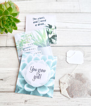 Plant Lovers Tea Giftset | Plant Mum | House Plant Gifts, 11 of 12