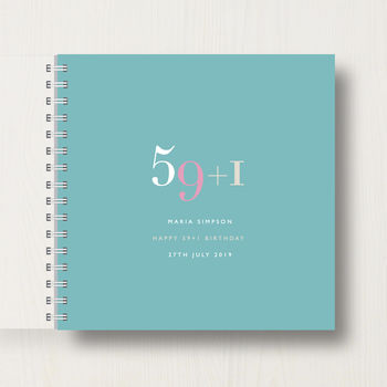 Personalised 60th Birthday Memory Book/Album, 9 of 12