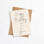 Happy Birthday To You Card, thumbnail 2 of 2