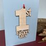 Personalised 1st Father's Day Card Keepsake, thumbnail 11 of 11