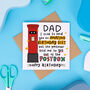 Dad Funny Postbox Birthday Card, thumbnail 2 of 2