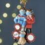 Personalised Couple With Dog Christmas Decoration, thumbnail 6 of 6