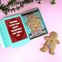 Personalised Gingerbread Man Valentines Letterbox Gift, thumbnail 1 of 4