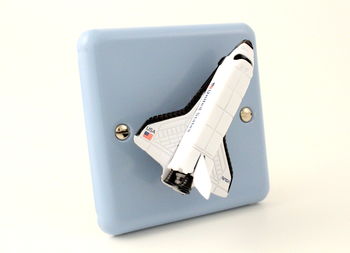 Outer Space Bedroom Rocket Light Switch, 4 of 11
