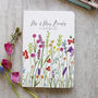Personalised Wedding Wildflower Pattern Notebook Gift, thumbnail 1 of 2
