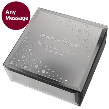 Personalised Diamante Trinket Box With Name, 8 of 10