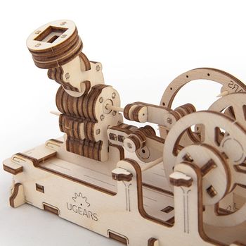 Mechanical Engine Wooden Self Assembly Kit Ugears, 4 of 12