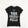 Cinderella Has Found Her Fella Bridal Women's T Shirt, thumbnail 3 of 3