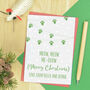 Personalised From The Dog Bunting Christmas Card, thumbnail 3 of 4