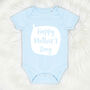 Happy Mothers Day Speech Bubble Baby Grow, thumbnail 3 of 7