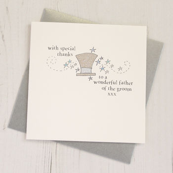 Sparkly Father Of The Bride Or Groom Card, 2 of 2