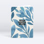 Personalised Blue Floral Design Greeting Card, thumbnail 1 of 12