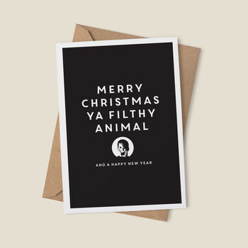 'Filthy Animal' Home Alone Christmas Card, 3 of 6