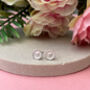 Good Luck Sterling Silver Mini Sunflower Earrings, thumbnail 10 of 12
