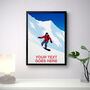 Personalised Snowboarding Poster, thumbnail 2 of 6