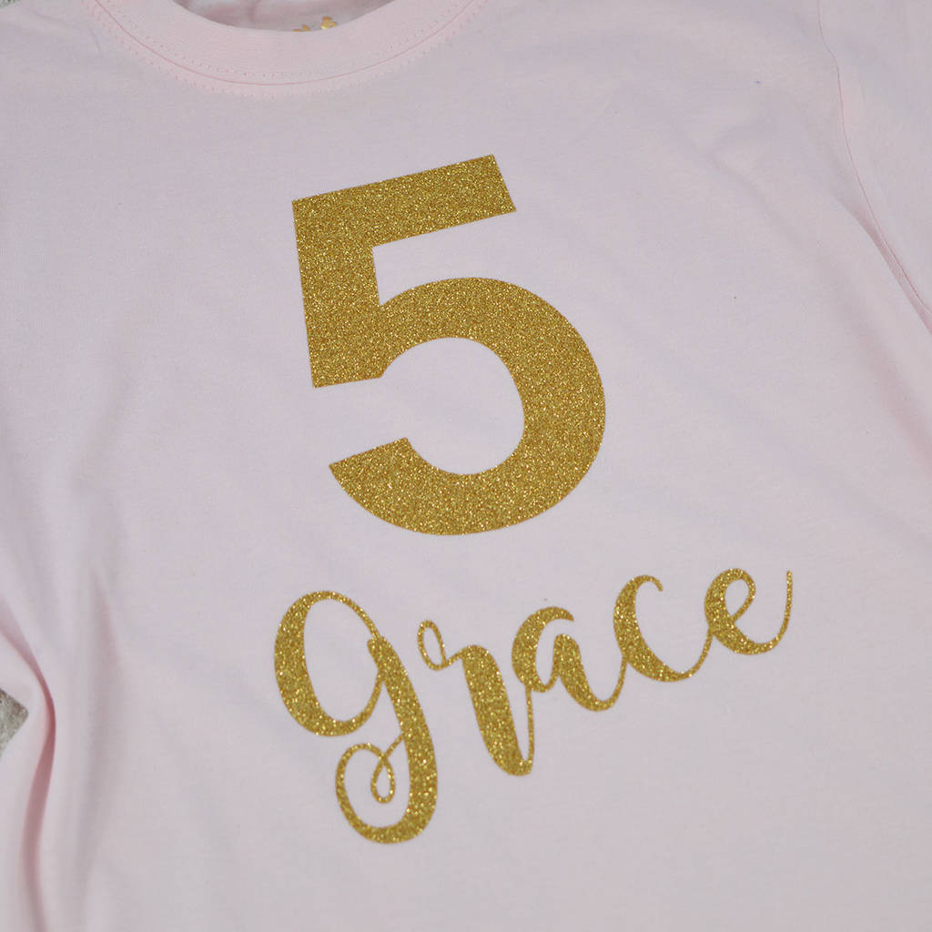 Personalised Birthday Kids T Shirt By Rocket & Rose ...