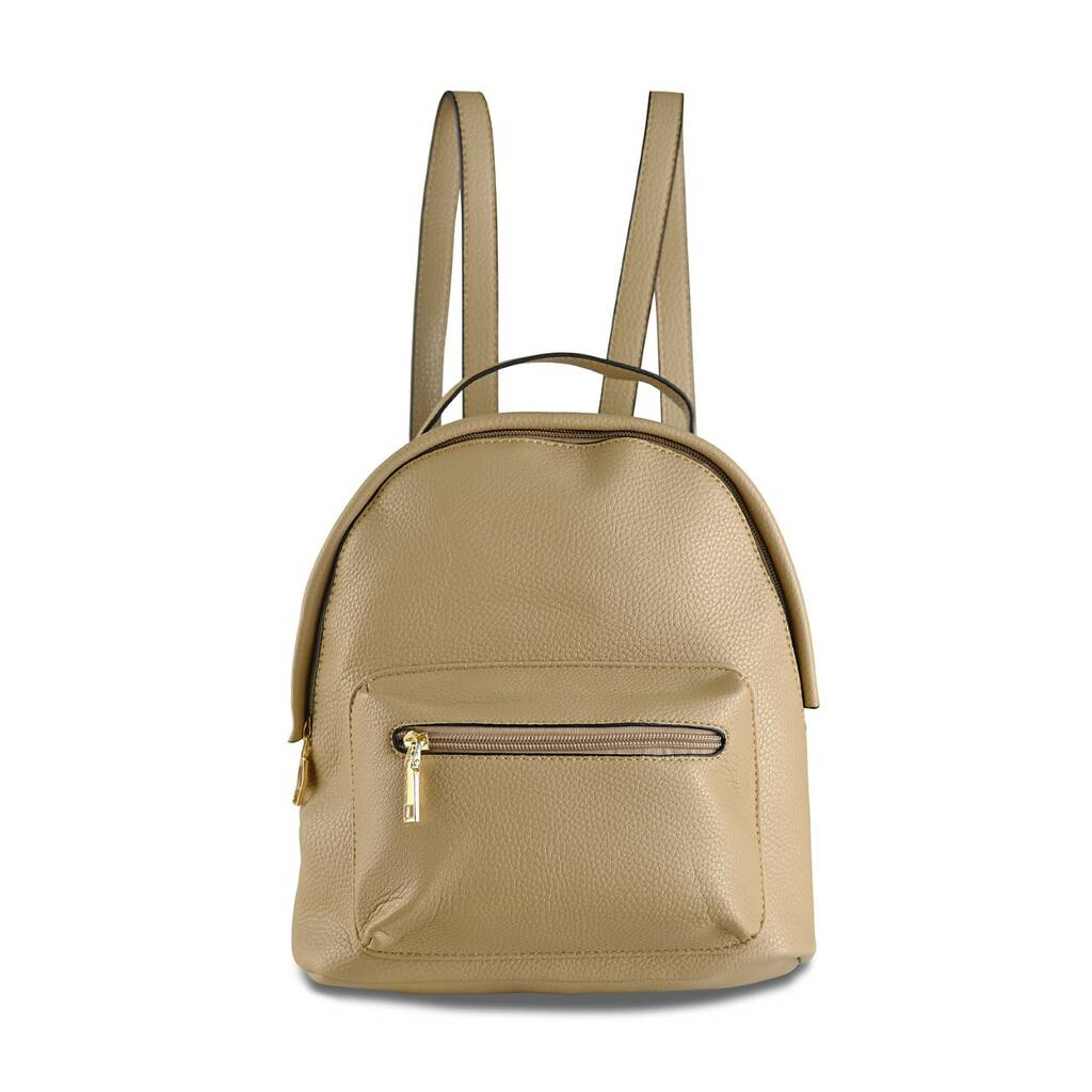 Personalised Vegan Leather Mini Backpack By THREESIXFIVE ...