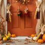 Handmade Felt Radley The Bear Hanging Autumn Decoration, thumbnail 2 of 4