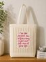Song Lyrics Tote Bag, thumbnail 1 of 3