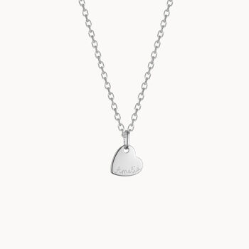 Personalised Heart Name Necklace, 5 of 7