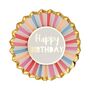 Pastel Happy Birthday Pin Badge, thumbnail 4 of 4