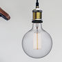 Industrial Decorative Globe Light Bulb, thumbnail 2 of 4
