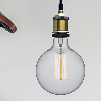 Industrial Decorative Globe Light Bulb, 2 of 4