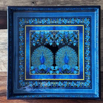 Wooden Serving Tray, Printed Square, 4 of 12