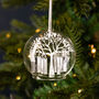 Personalised Family Tree Glass Dome Bauble, thumbnail 9 of 10