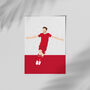 Diogo Jota Liverpool Football Poster, thumbnail 2 of 4