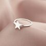 Personalised Star Initial Ring, thumbnail 4 of 6