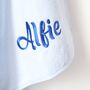 Personalised Teddy Blue Hooded Cotton Towel, thumbnail 4 of 6