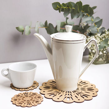 Eco Friendly Artisan Placemats And Coasters Set, 3 of 3