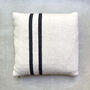 Suki Moroccan Berber Striped Wool Cushion, thumbnail 1 of 7