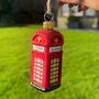 Sparkly Glass Telephone Box Bauble, thumbnail 2 of 4