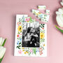 Personalised Flower Bouquet Photo Block: Mother's Day, Birthday Lego® Brick Keepsake For Mum, Grandma, Sister Or Friend, thumbnail 1 of 4
