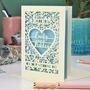 Personalised Papercut 'On Your Wedding Day' Card, thumbnail 1 of 10