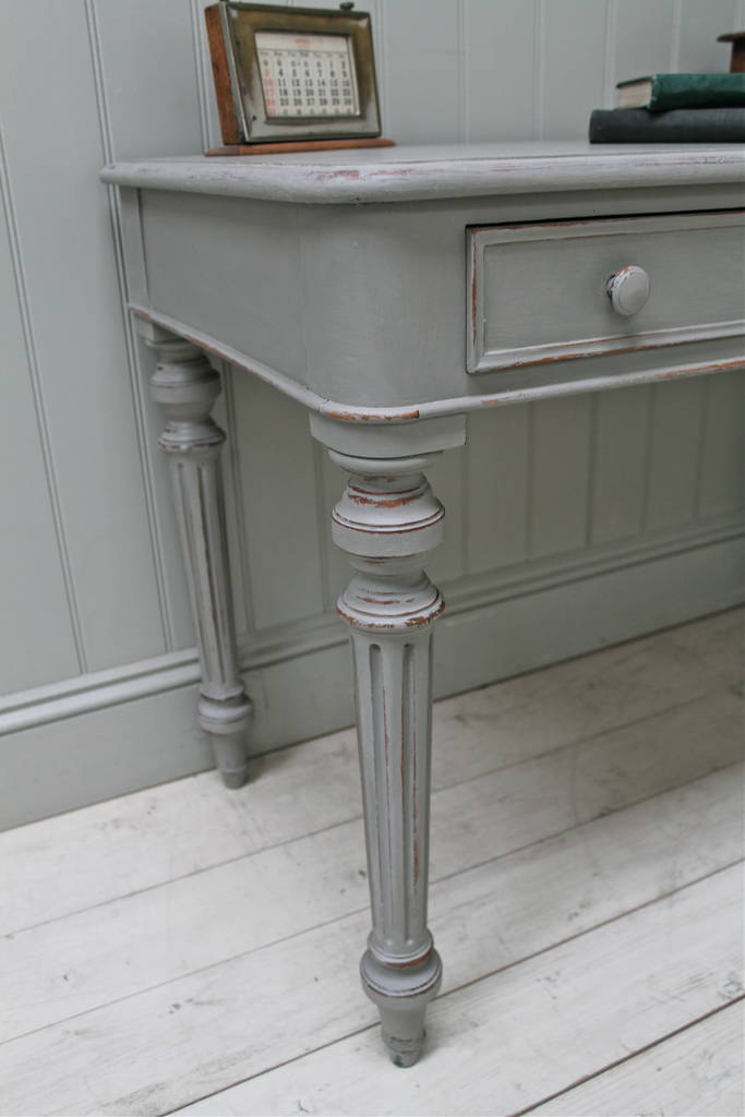 Distressed Victorian Writing Desk By Distressed but not Forsaken