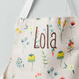 Children's Personalised Floral Apron, thumbnail 3 of 4