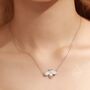 Sterling Silver Little Honey Bee Necklace, thumbnail 2 of 11