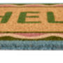 My Mat Printed Coir Hello Scallop Coir, thumbnail 3 of 3