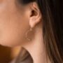 Labradorite Beaded Hoop Earrings, thumbnail 2 of 4