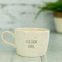 Golden Girl Gold Metallic Mug, thumbnail 2 of 2